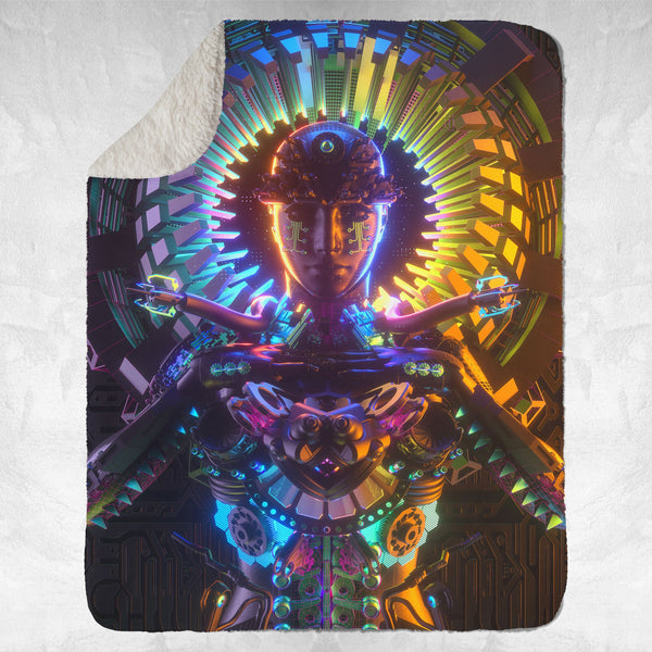 DEMIGLOW • GLASS CRANE/ LANE • Sherpa Blanket Blanket 