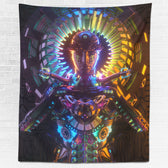 DEMIGLOW • GLASS CRANE/LANE • Wall Tapestry Tapestry 