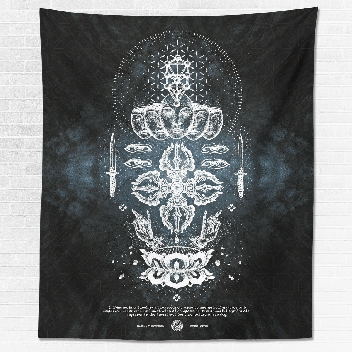 DIAMOND LUMINOSITY • GLENN THOMSON • Limited Edition Tapestry Tapestry 