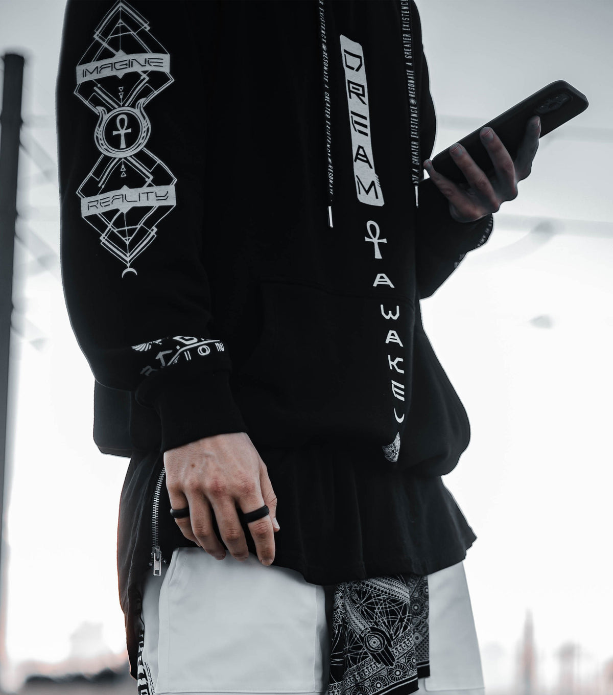 DREAM AWAKE • Hidden Pocket Hoodie Hoodie 