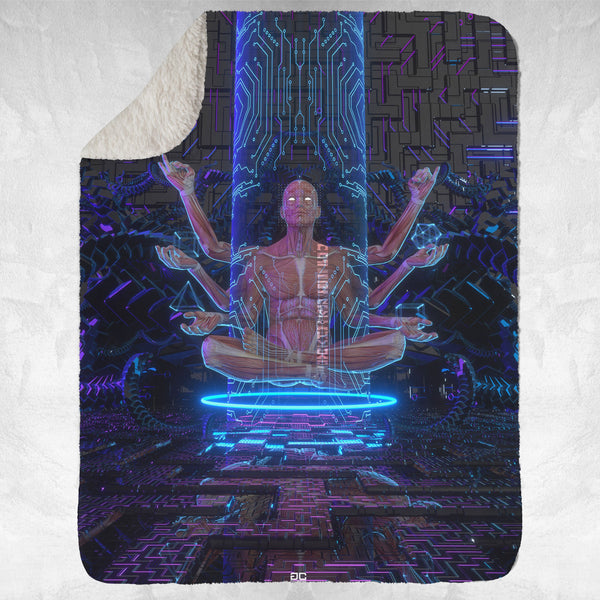 ELDER • GLASS CRANE • Sherpa Blanket Blanket 