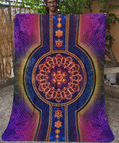STAGES OF LIGHT V1 • YANTRART • Sherpa Blanket Blanket 