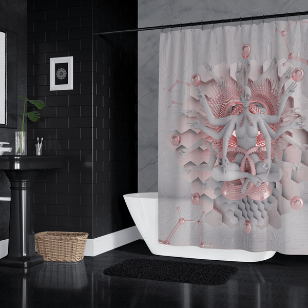 GOT'EM • GLASS CRANE • Shower Curtain Shower Curtain 