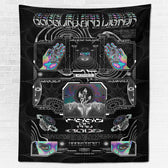 GOLDEN TEACHERS V1 • PSILOCYBIN Tribute • Wall Tapestry Tapestry 