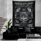 GOLDEN TEACHERS V1 • PSILOCYBIN Tribute • Wall Tapestry Tapestry 