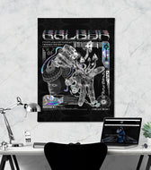 GOLDEN TEACHERS V3 • 𓍊𓋼𓍊 PSILOCYBIN Tribute • Limited Edition Vertical Canvas Canvas 