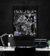 GOLDEN TEACHERS V3 • 𓍊𓋼𓍊 PSILOCYBIN Tribute • Limited Edition Vertical Canvas Canvas 