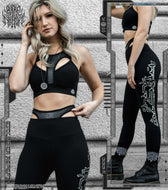 THINK WISELY • LABRADORITE EFFECT • Snakeskin Sports Bra Sports Bra 