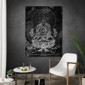 LOTUS THRONE V1 (sahasrāra सहस्रार) • GLENN THOMSON • Vertical Canvas Canvas 