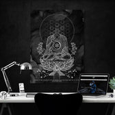 LOTUS THRONE V1 (sahasrāra सहस्रार) • GLENN THOMSON • Vertical Canvas Canvas 