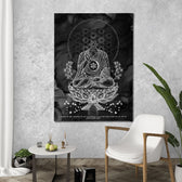 LOTUS THRONE V1 (sahasrāra सहस्रार) • GLENN THOMSON • Vertical Canvas Canvas 