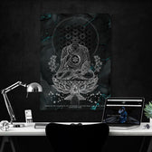 LOTUS V3 TEAL Canvas Wraps 