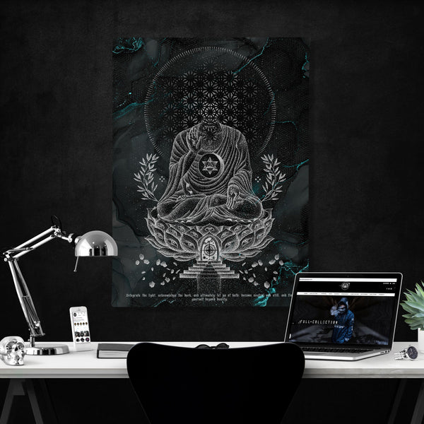 LOTUS V3 TEAL Canvas Wraps 