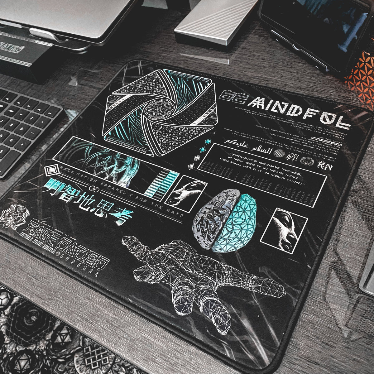 MIND OF ZEN V2 • MOUSEPAD Mouse Pad 