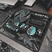 MIND OF ZEN V2 • MOUSEPAD Mouse Pad 