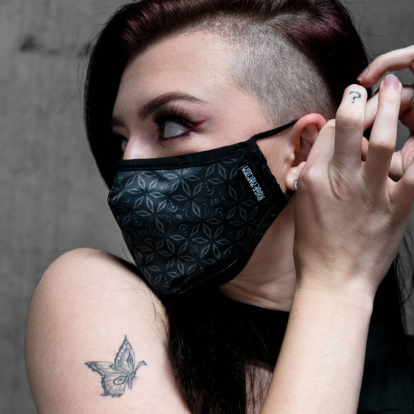 MIND OF ZEN V2 • Satin Face Mask + Filters Mask 