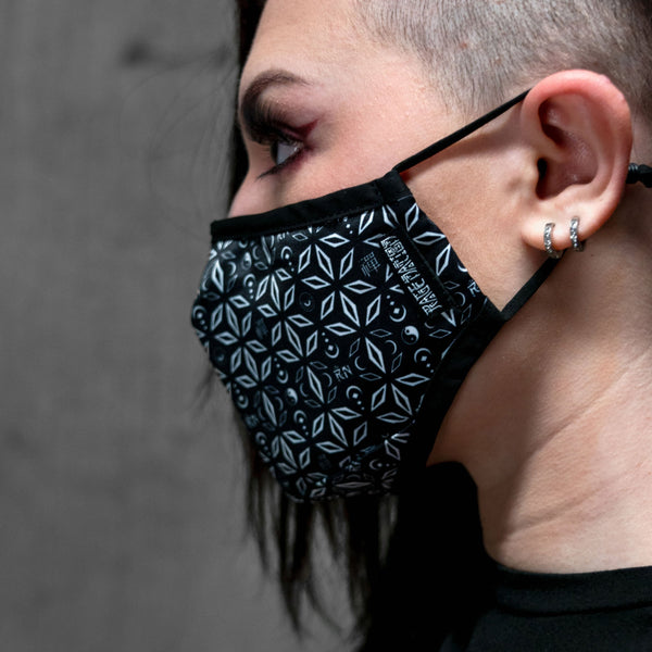 MIND OF ZEN V1 • Satin Face Mask + Filters Mask 