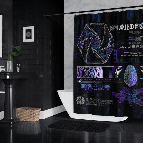 Mind of Zennn V1 Shower Curtains 