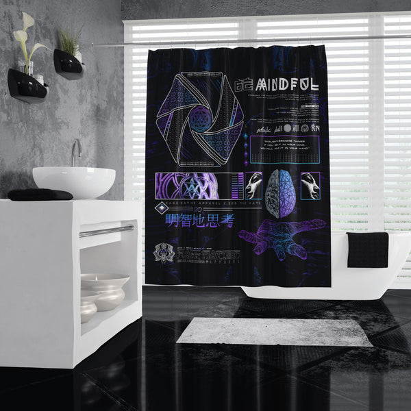 Mind of Zennn V1 Shower Curtains 