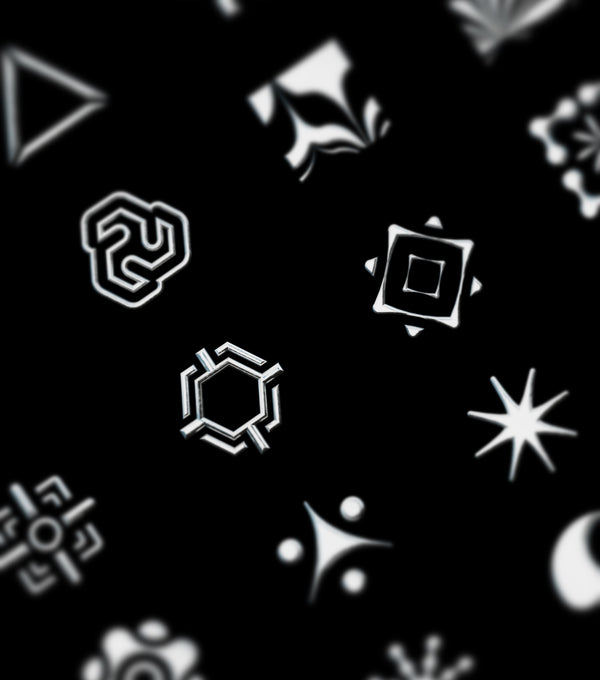 Neo Renaissance • Vector Asset Pack 01 Bevel Chrome • Stoic Digital 