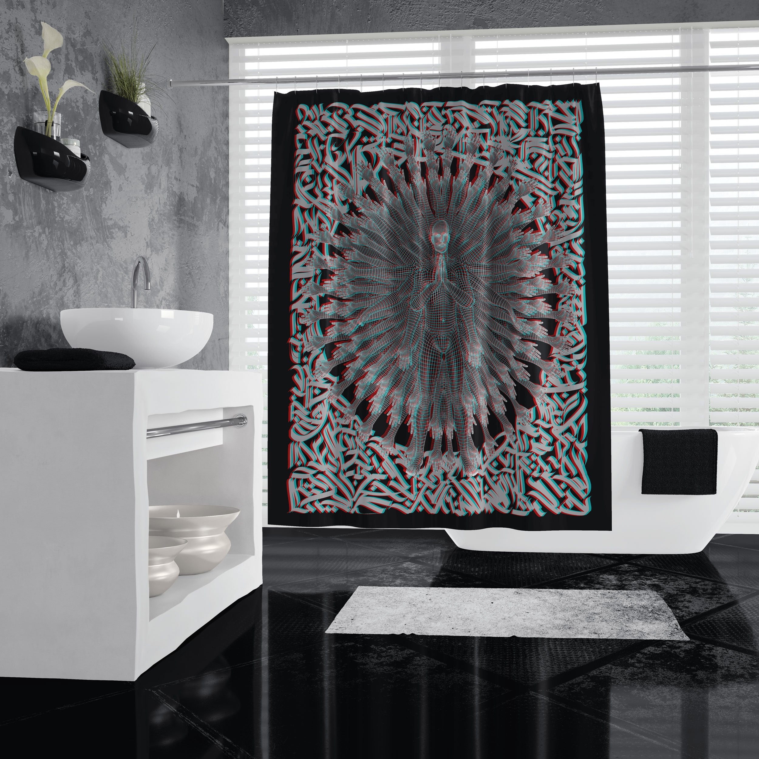 PRIMORDIAL GUARDIAN • SUMMONS • Shower Curtain 