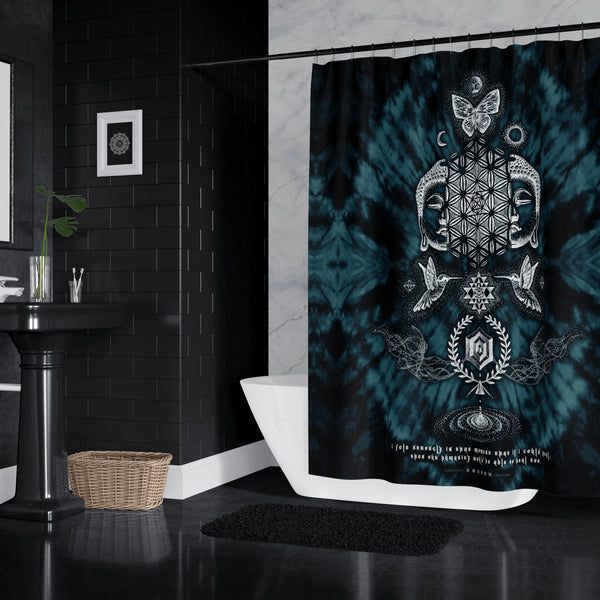 RESACRALIZATION V2 • GLENN THOMSON • Shower Curtain 