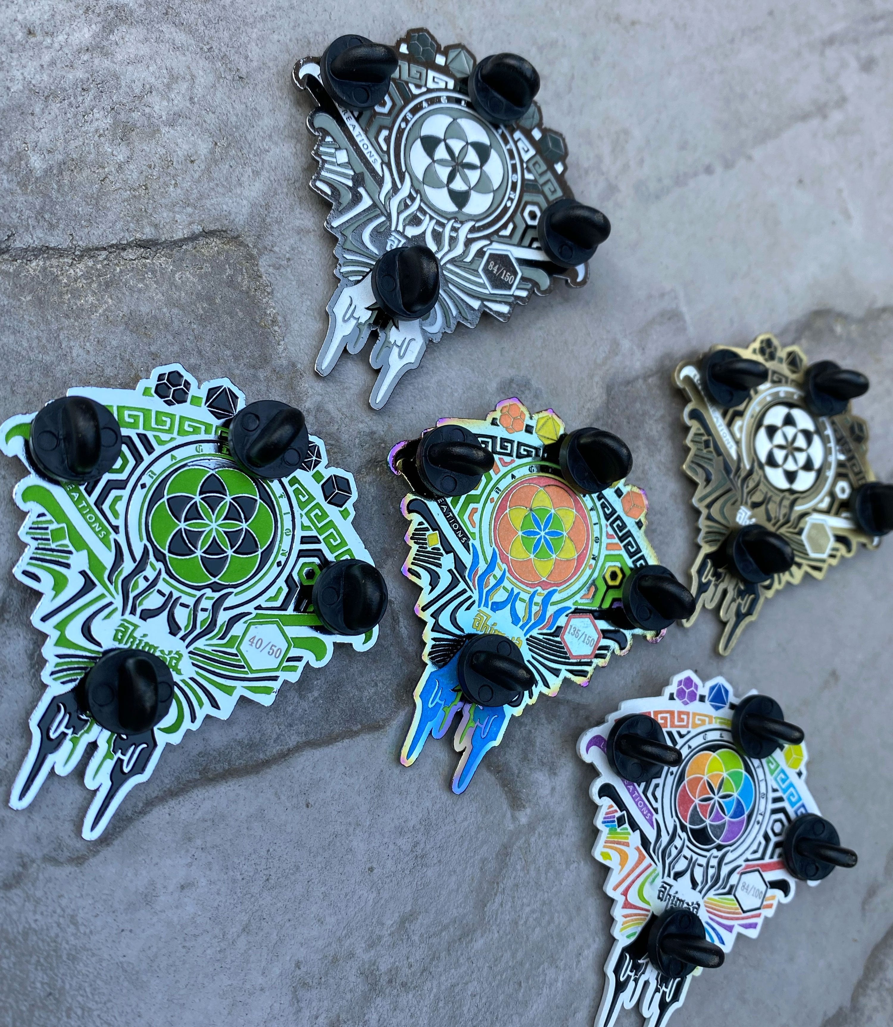 AHIMSA • FULL COLLECTION • 5 LE Hat Pins Pins 