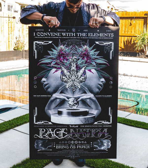 CONVENE WITH THE ELEMENTS • LE 111 • Vertical Canvas Canvas 