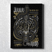 NEW • EVOLVE THE MIND • Limited Edition • Vertical Canvas Canvas 
