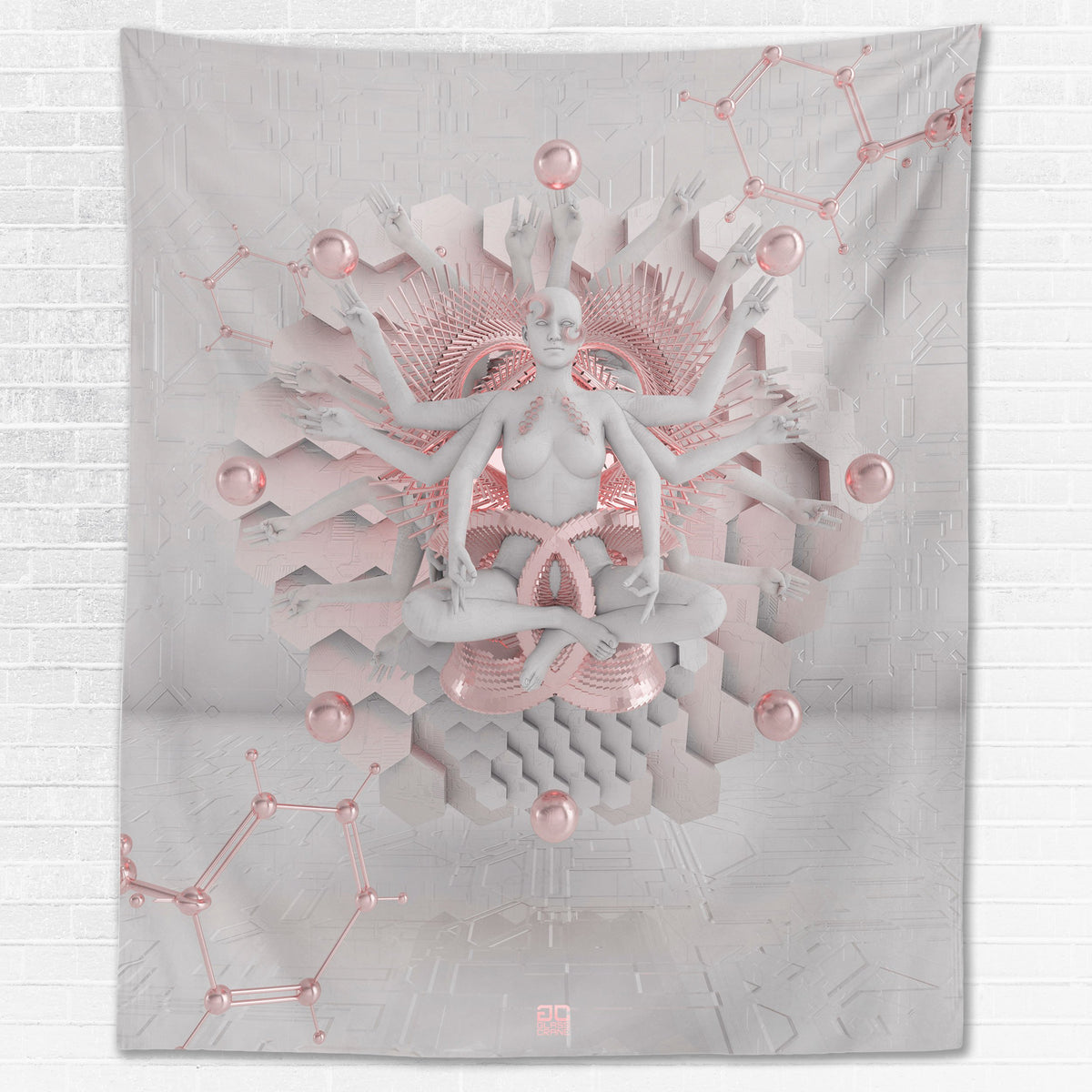 GOT EM • GLASS CRANE • Wall Tapestry Tapestry 