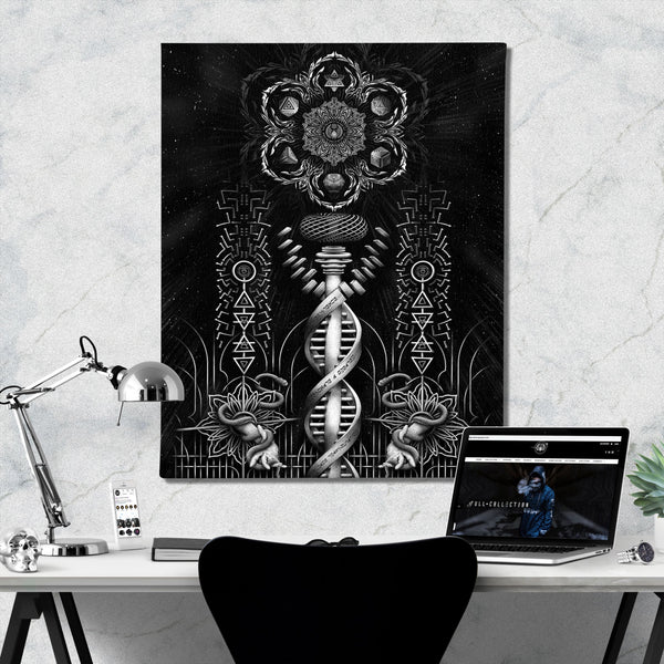 TRANSMUTATION • YANTRART • Vertical Canvas Wrap Canvas 