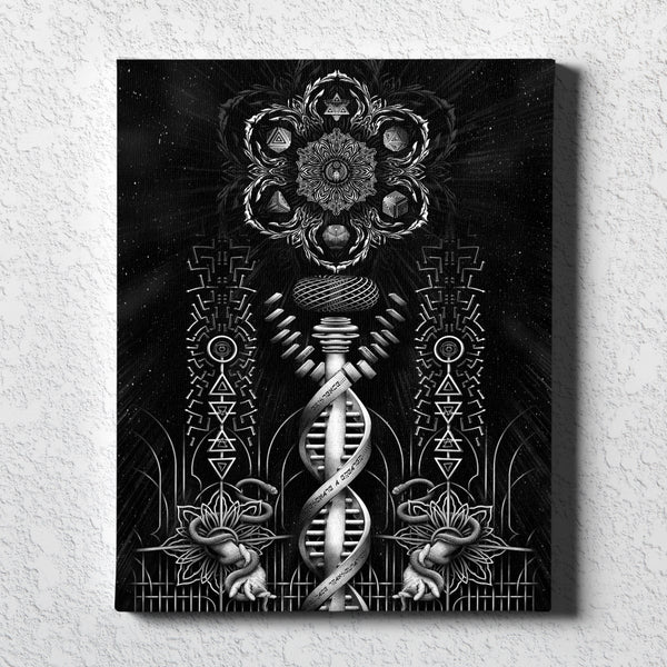 TRANSMUTATION • YANTRART • Vertical Canvas Wrap Canvas 