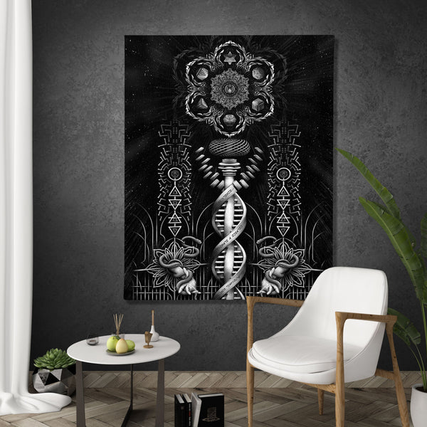 TRANSMUTATION • YANTRART • Vertical Canvas Wrap Canvas 
