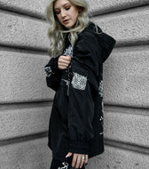 LOTUS THRONE • GLENN THOMSON COLLAB • Waterproof Zip-Up Windbreaker Windbreaker 