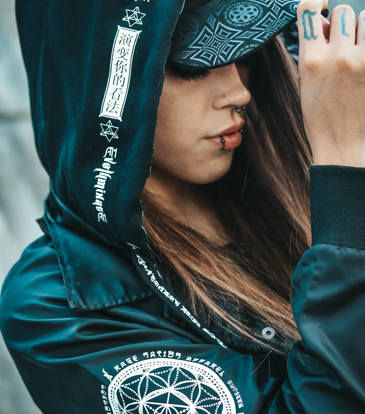 BACK IN STOCK • EVOLUMINATE • All-Season Hooded Windbreaker Jacket Jacket 