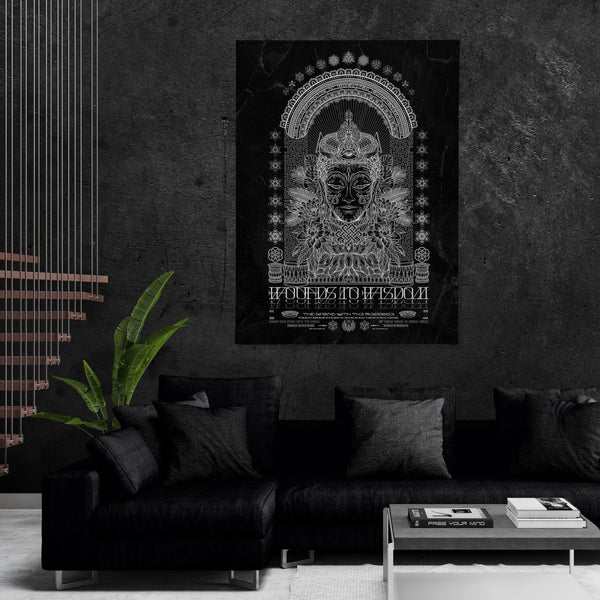 WOUNDS TO WISDOM • YANTRART • Vertical Canvas Wrap Canvas 