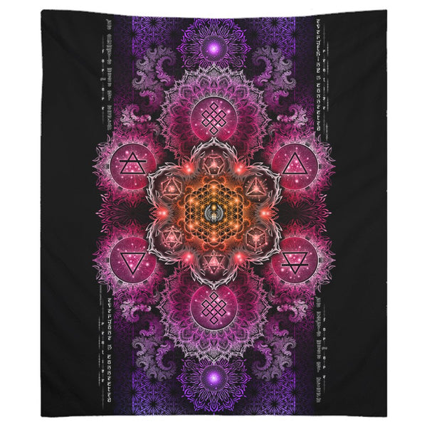 NEW-ETERNAL ALCHEMY V2.5 • YANTRART • Wall Tapestry Tapestry 68x80 inch 