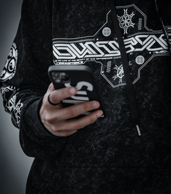 COEXIST V2 • [ACID] WASH • SVBDVN×RNA • Lightweight Premium Hoodie Hoodie 