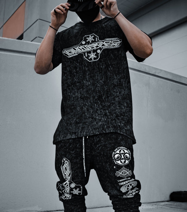 COEXIST V2 • STRIPED [ACID] WASH • SVBDVN x RNA • Premium T-Shirt T-Shirt 