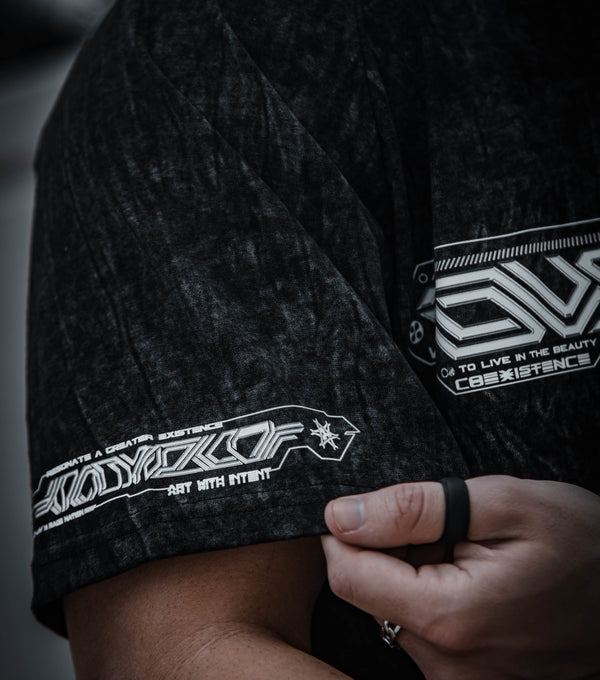 COEXIST V2 • STRIPED [ACID] WASH • SVBDVN x RNA • Premium T-Shirt T-Shirt 