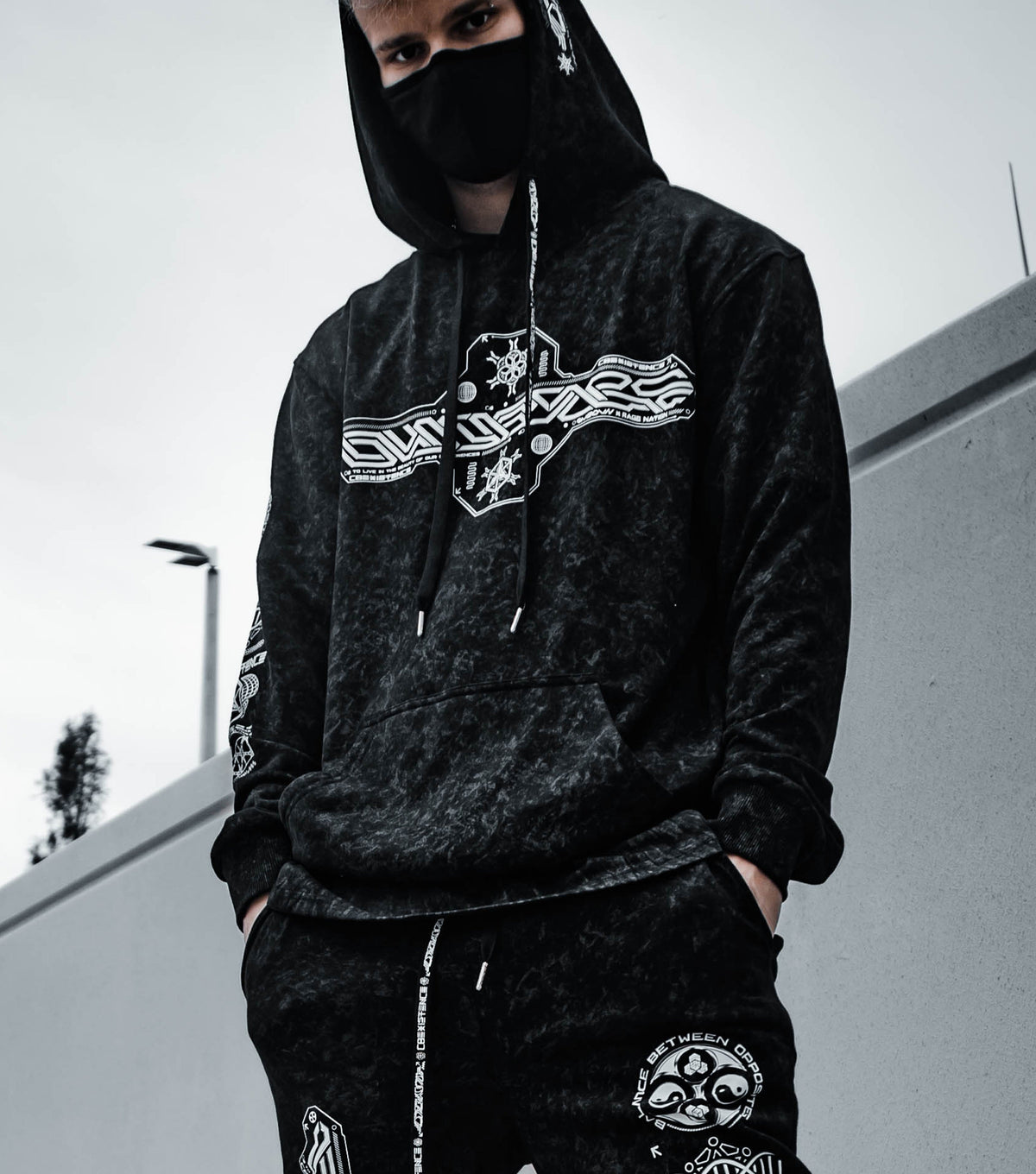 COEXIST V2 • [ACID] WASH • SVBDVN×RNA • Lightweight Premium Hoodie Hoodie 