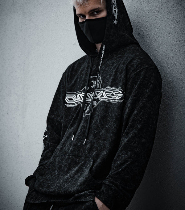 COEXIST V2 • [ACID] WASH • SVBDVN×RNA • Lightweight Premium Hoodie Hoodie 