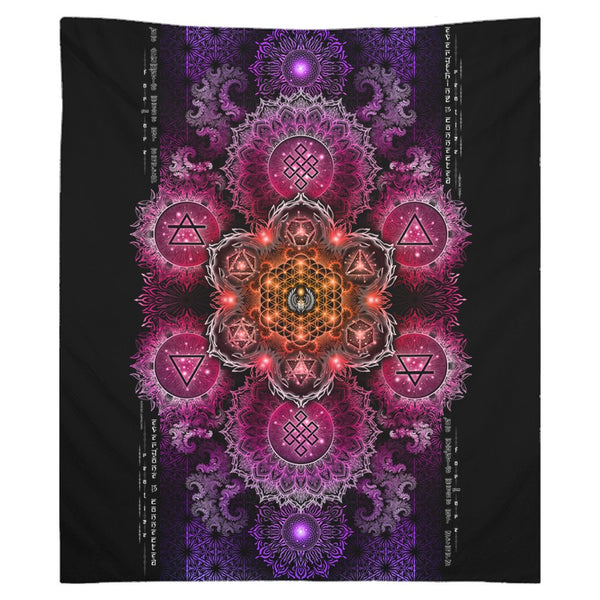 NEW-ETERNAL ALCHEMY V2.5 • YANTRART • Wall Tapestry Tapestry 50x58 inch 