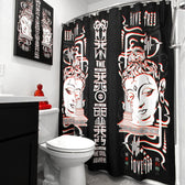 LIVE FREE LOVE ALL • Shower Curtain Shower Curtain 