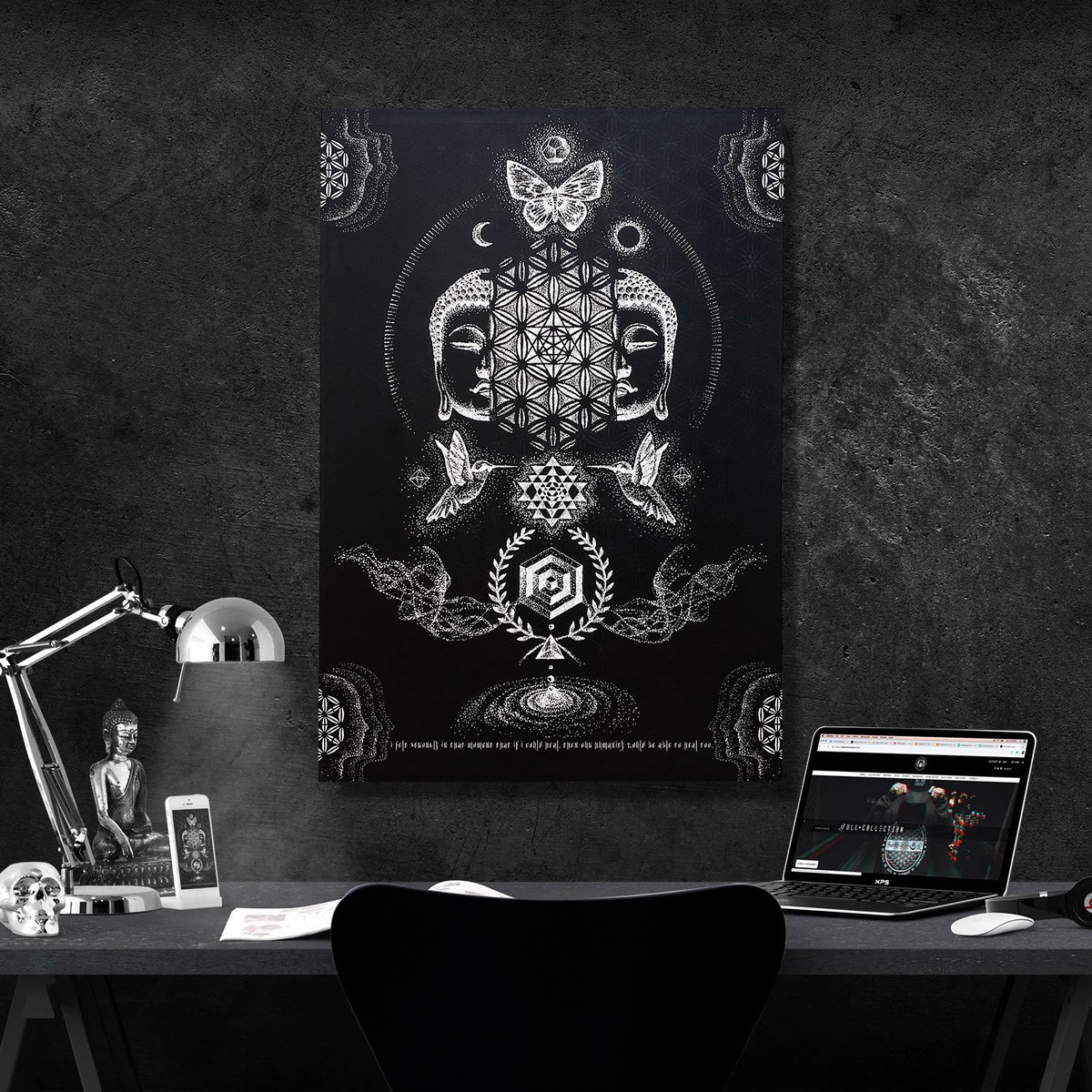 RESACRALIZATION V2 • Glenn Thomson Vertical Canvas Wrap Canvas 