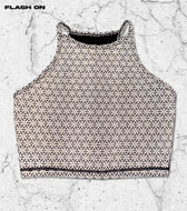 COMING SOON • SILVER SEQUENCE • Reflective Crop Top Crop Top 