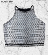 COMING SOON • SILVER SEQUENCE • Reflective Crop Top Crop Top 