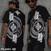 COMPASSION • YANTRART • Reflective Droptail T-shirt T-Shirt 
