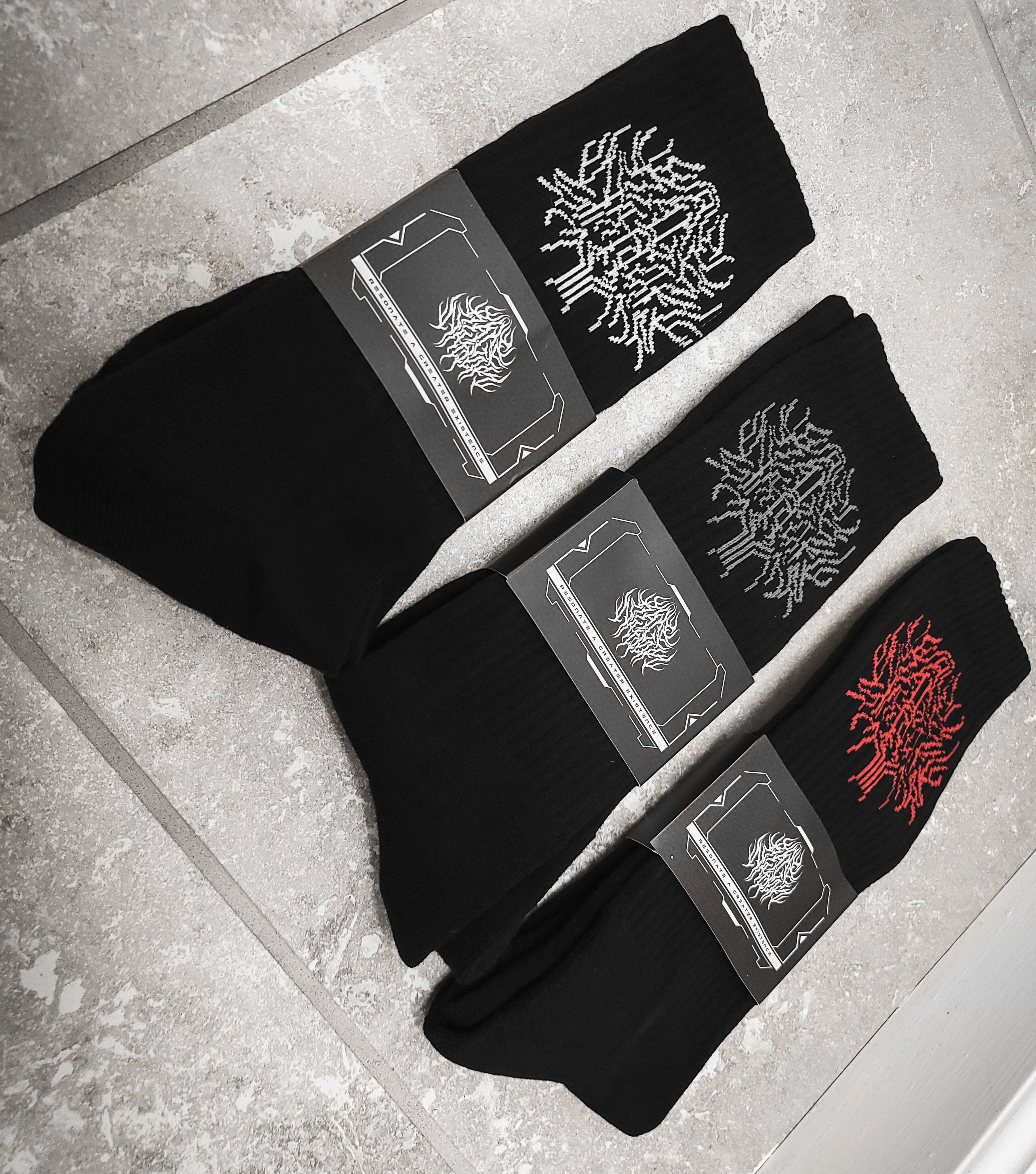 COMING SOON • CRYPTIC • Logo Socks [Smoke/Black] Socks 