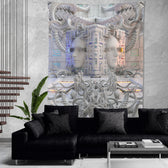 DEFENSE NODE • GLASS CRANE • Wall Tapestry Tapestry 